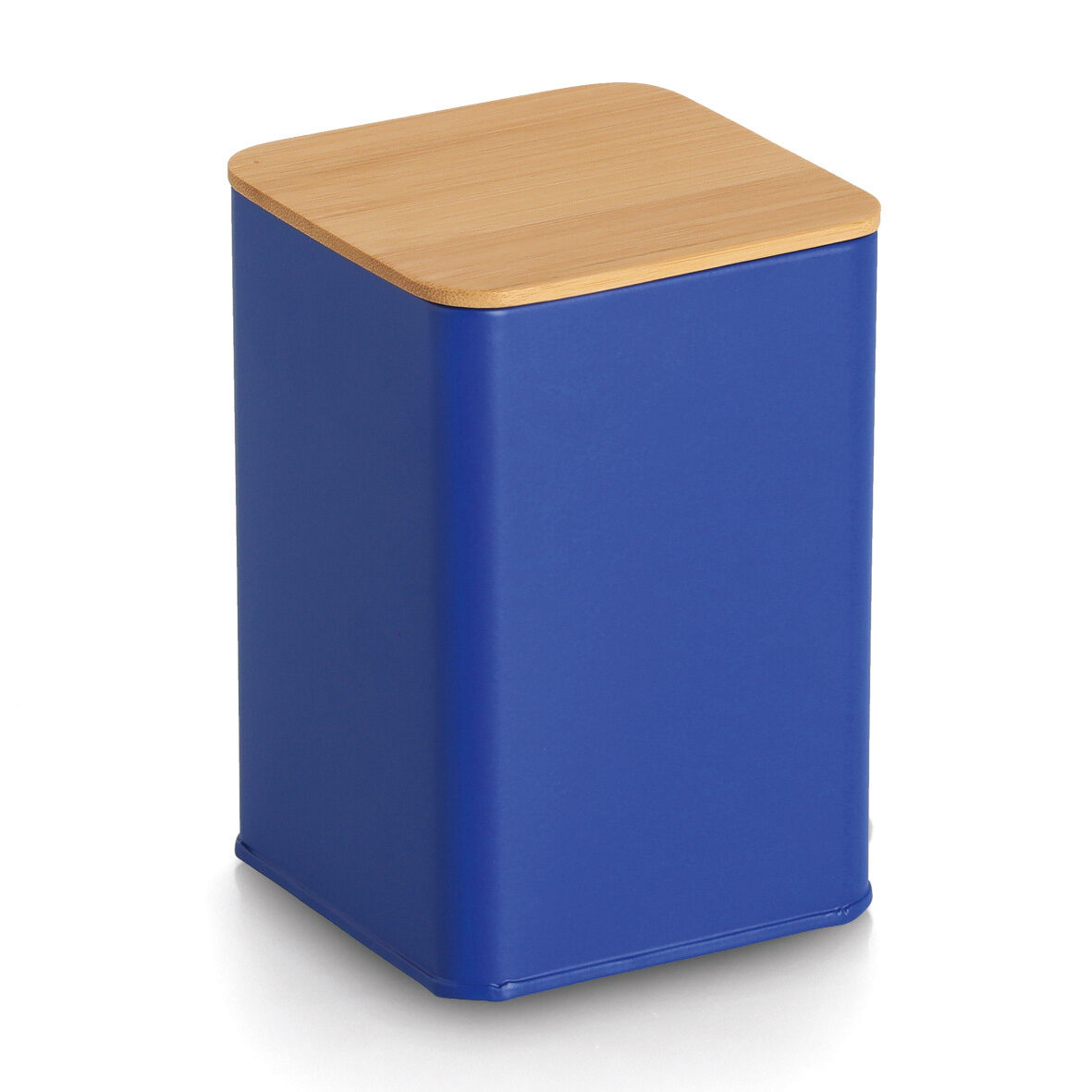 Vorratsdose mit Bambusdeckel, 1100 ml, Metall,