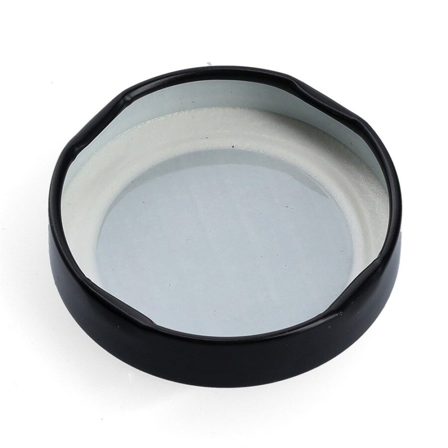 Gewürzglas m. Metalldeckel, 150 ml, schwarz – Ansicht 5