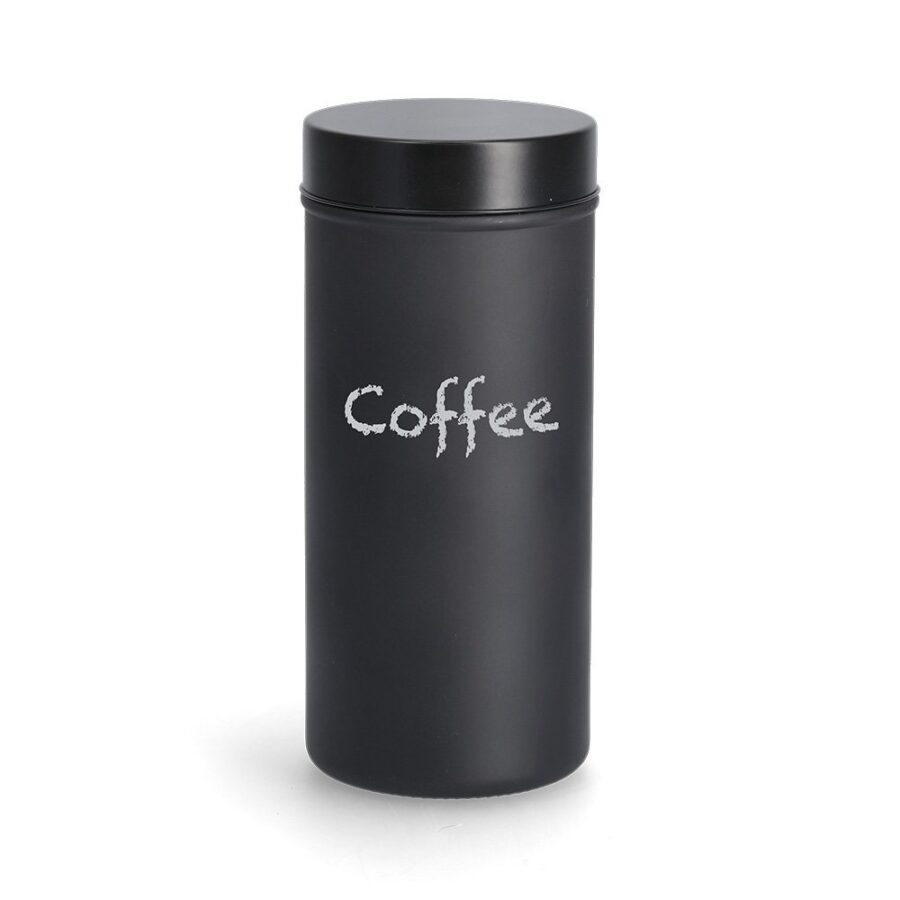 Vorratsglas m. Metalldeckel, 1250 ml, schwarz – Ansicht 4