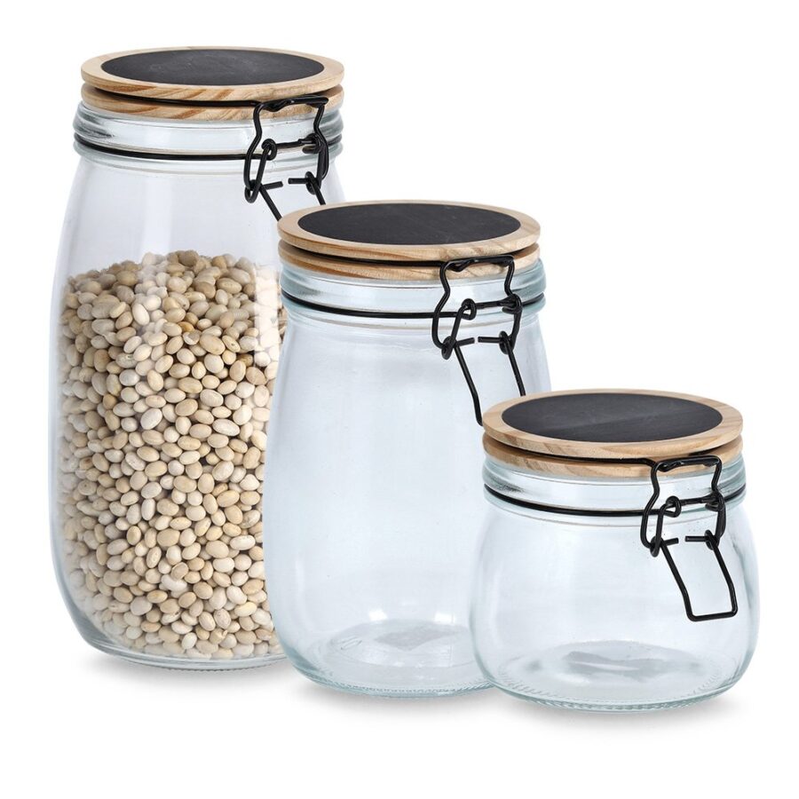 Vorratsglas m. Bügelverschluss, 500 ml, Kiefer – Ansicht 5