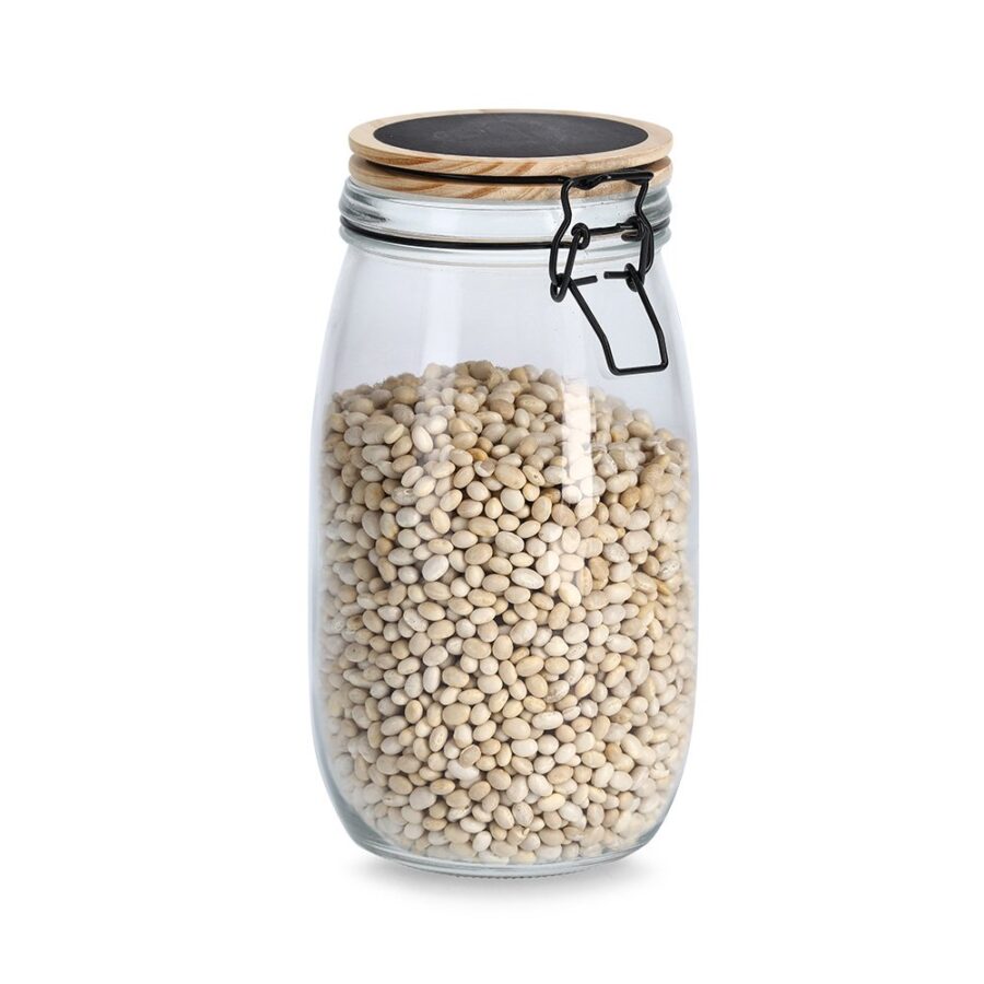 Vorratsglas m. Bügelverschluss, 1500 ml, Kiefer – Ansicht 3