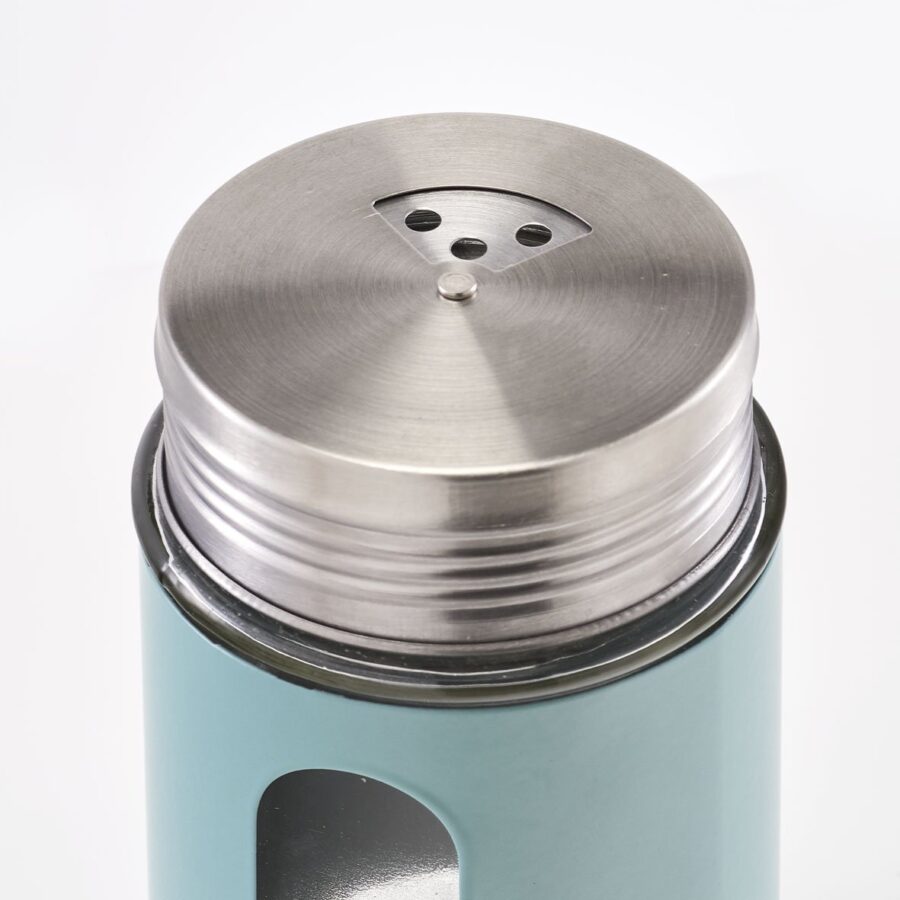 Gewürzstreuer, Glas/Metall/Edelstahl, eukalyptus – Ansicht 5