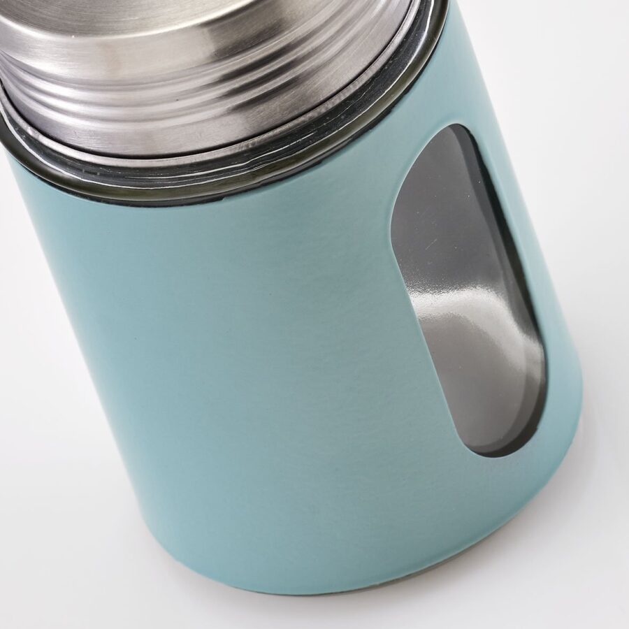 Gewürzstreuer, Glas/Metall/Edelstahl, eukalyptus – Ansicht 6