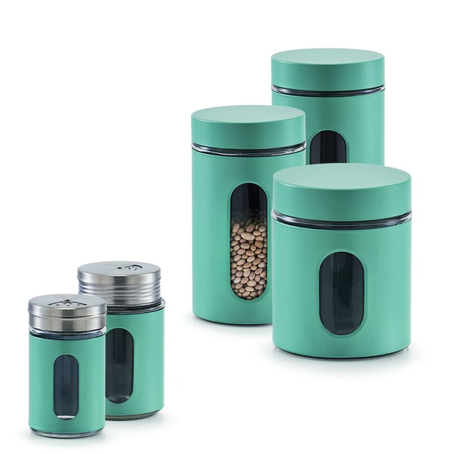 Vorratsglas, 900 ml, eukalyptus – Ansicht 4