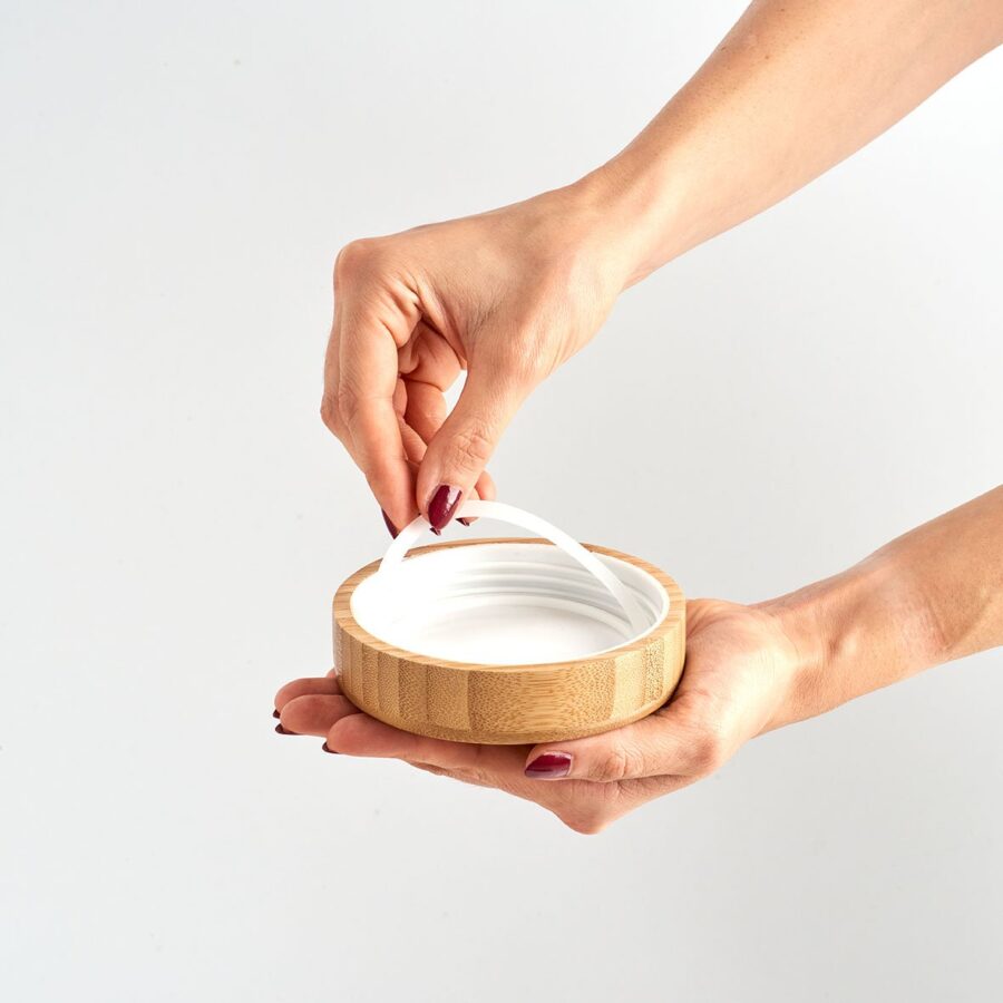 Vorratsglas m. Bambusdeckel, 1600 ml – Ansicht 3