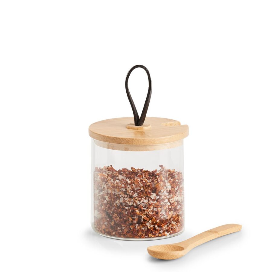 Vorratsglas m. Löffel und Bambusdeckel, 320 ml – Ansicht 4