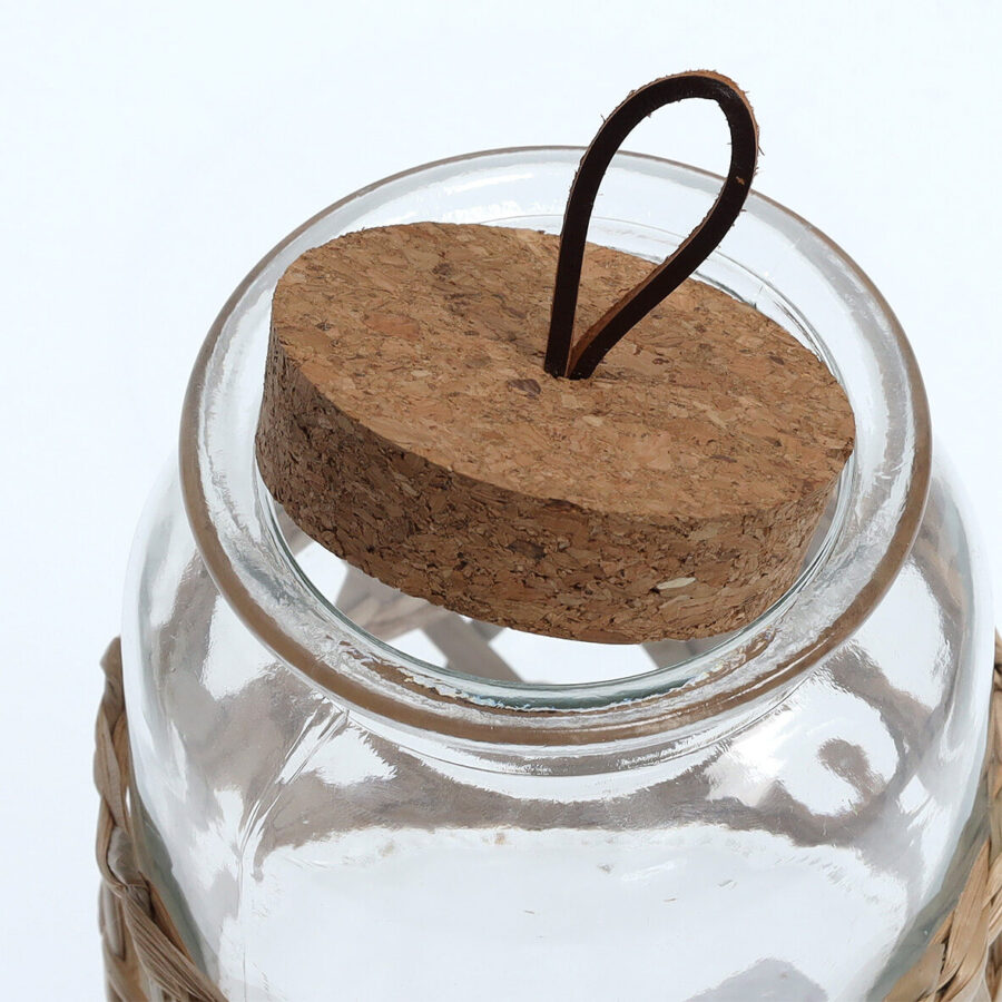 Vorratsglas "Boho" m. Korkdeckel, 1000 ml – Ansicht 3