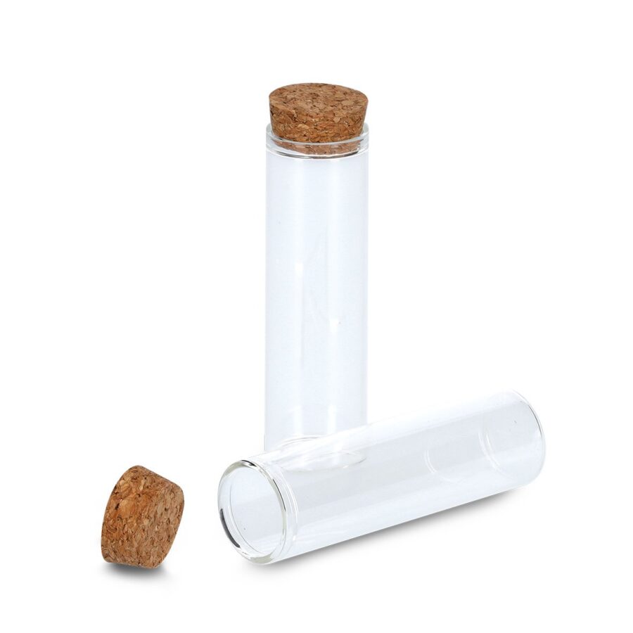Gewürzständer-Set, 7-tlg., 55 ml, Glas/Metall/Kork – Ansicht 3
