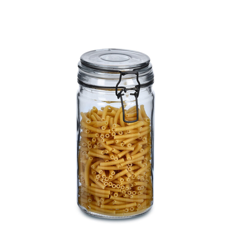 Vorratsglas m. Bügelverschluss, 750 ml, grau – Ansicht 3