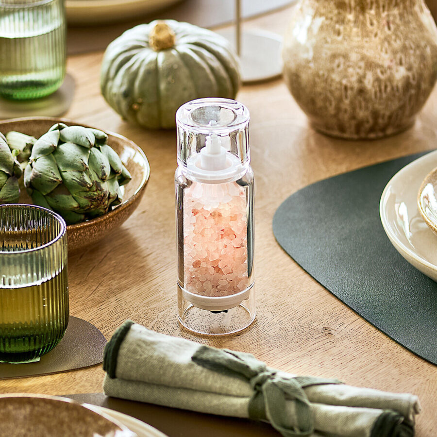 Salz-/Pfeffermühle, Kunststoff, transparent – Lifestyle 1