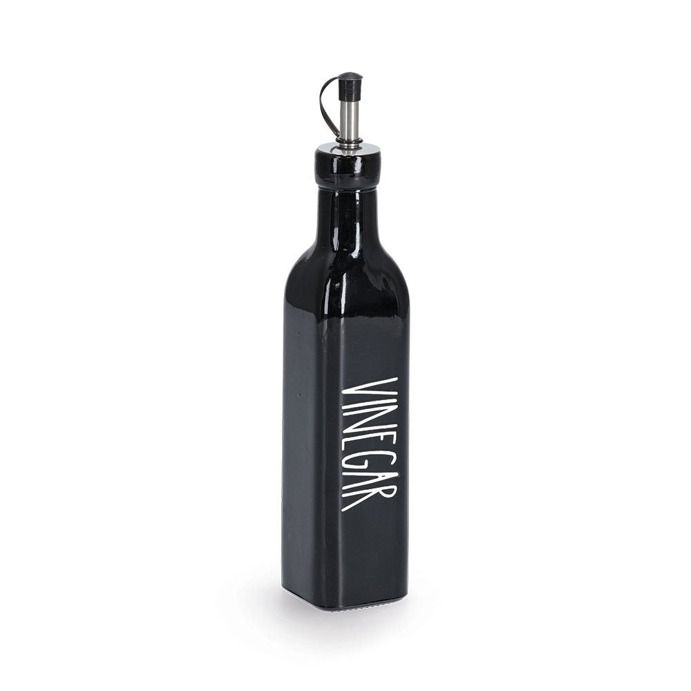 Essigflasche "Vinegar", 270 ml, Glas/Edelstahl,