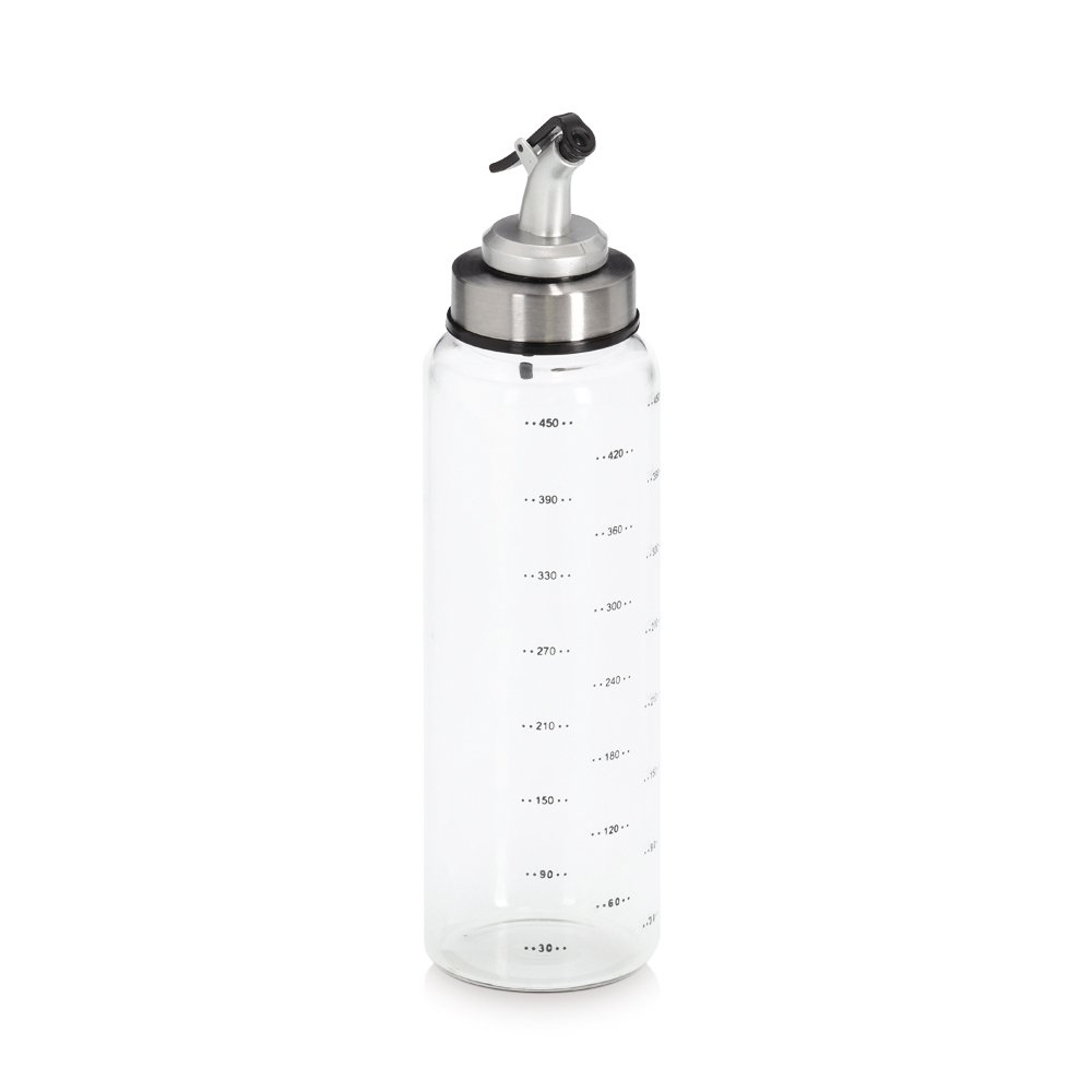 Essig-/Ölflasche, 500 ml, Glas/Metall