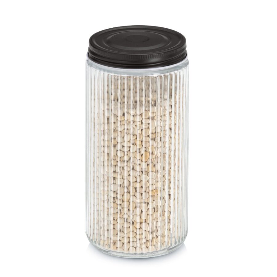 Vorratsglas m. Metalldeckel, 950 ml – Ansicht 4