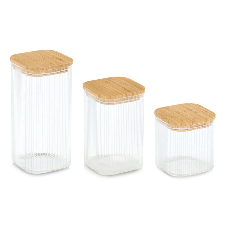 Vorratsglas m. Bambusdeckel, 1150 ml – Ansicht 3