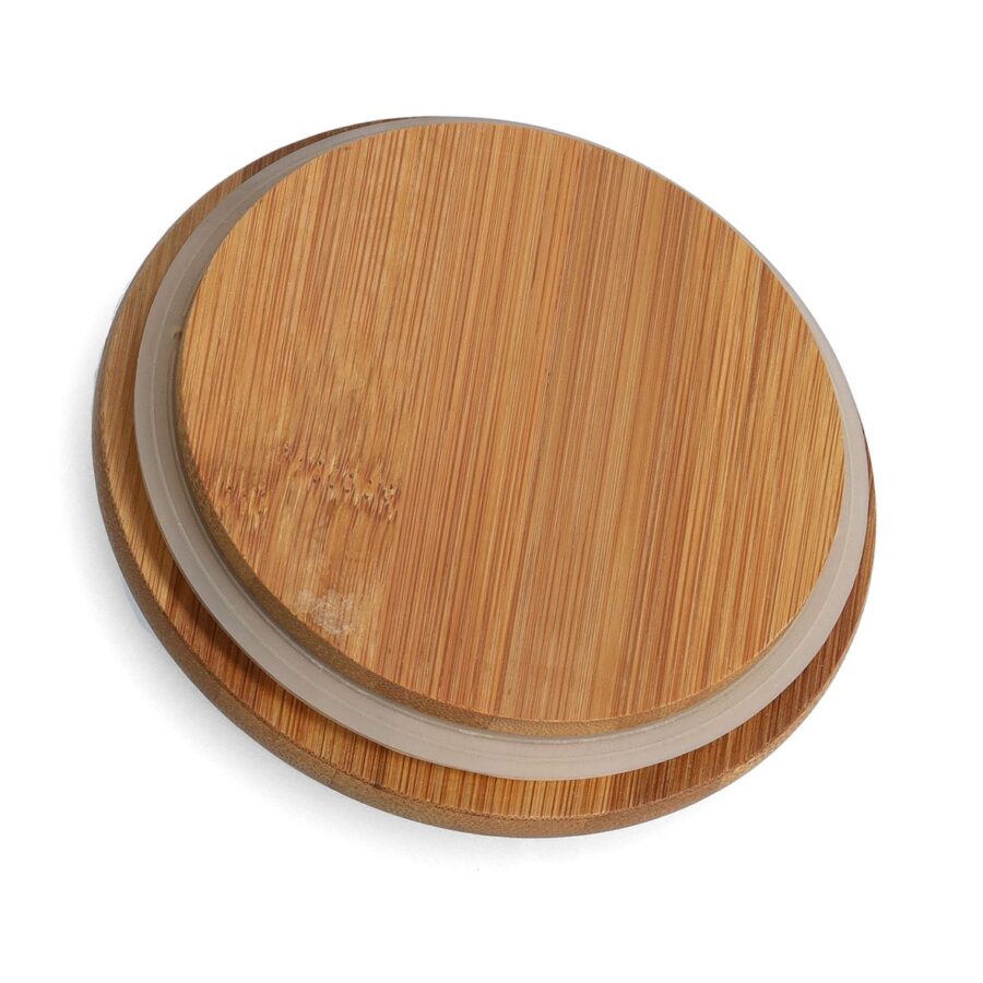 Vorratsdose m. Bambusdeckel, 1150 ml, Keramik, – Ansicht 3