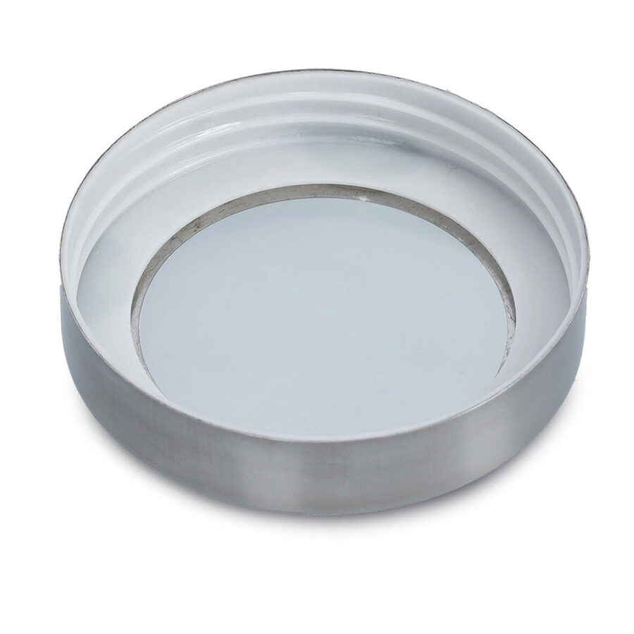 Vorratsdose m. Löffel, Keramik/Edelstahl, schwarz – Ansicht 3