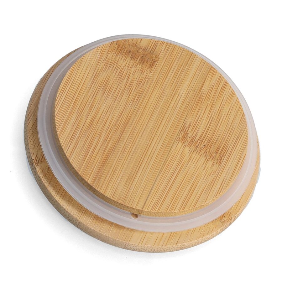 Vorratsdose m. Bambusdeckel, 720 ml, Keramik, – Ansicht 4