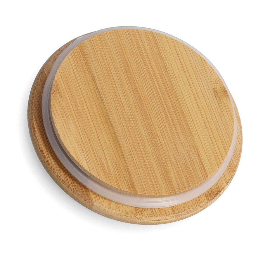 Vorratsdose m. Bambusdeckel, 1150 ml, Keramik, – Ansicht 4