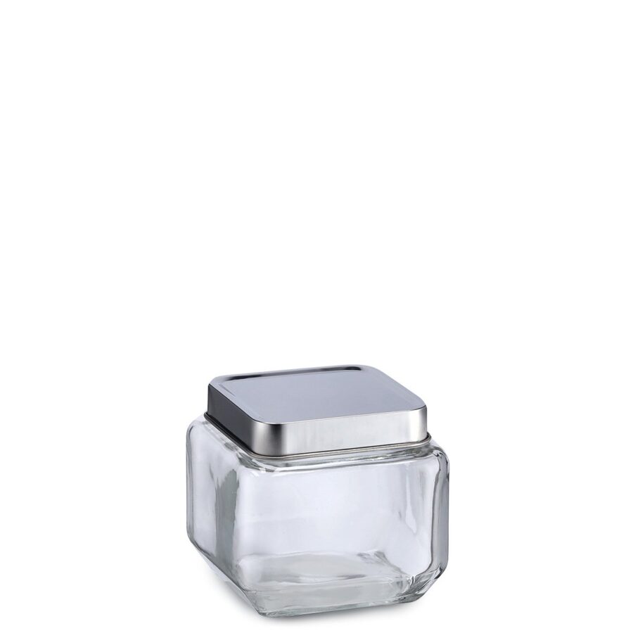 Vorratsglas m. Edelstahldeckel, 700 ml