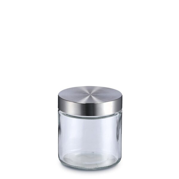 Vorratsglas m. Edelstahldeckel , 750 ml