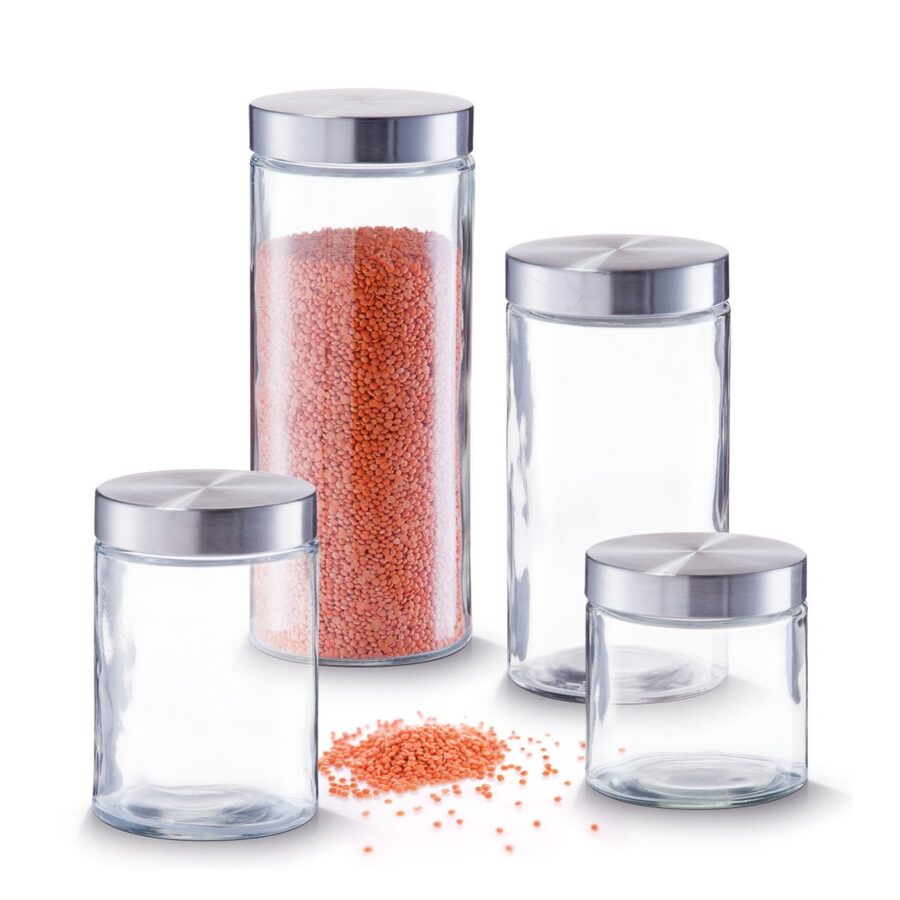 Vorratsglas m. Edelstahldeckel, 1100 ml – Ansicht 2