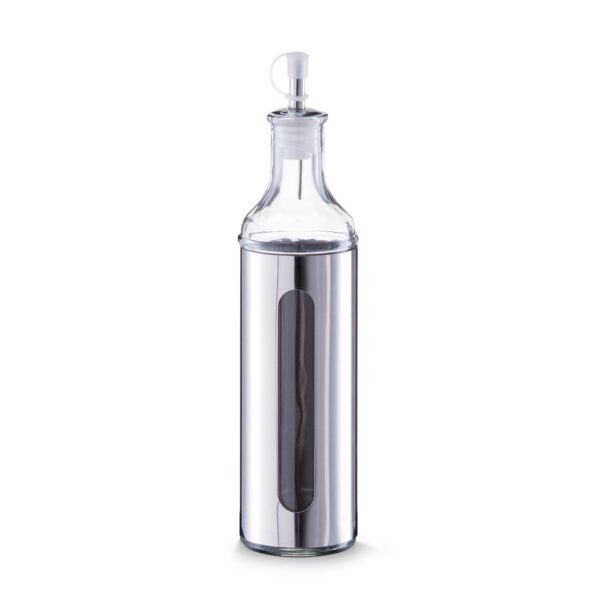 Essig-/Ölflasche, 500 ml, Glas/Edelstahl