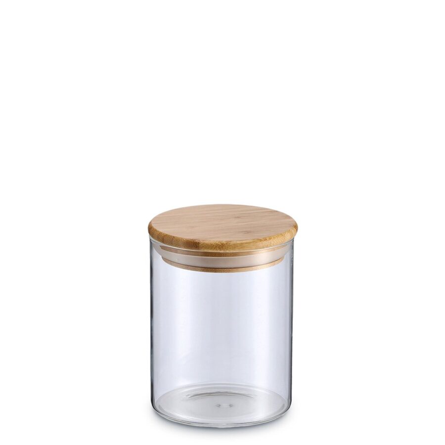 Vorratsglas m. Bambusdeckel, 750 ml