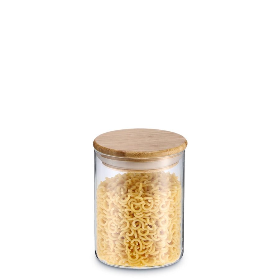 Vorratsglas m. Bambusdeckel, 750 ml – Ansicht 2