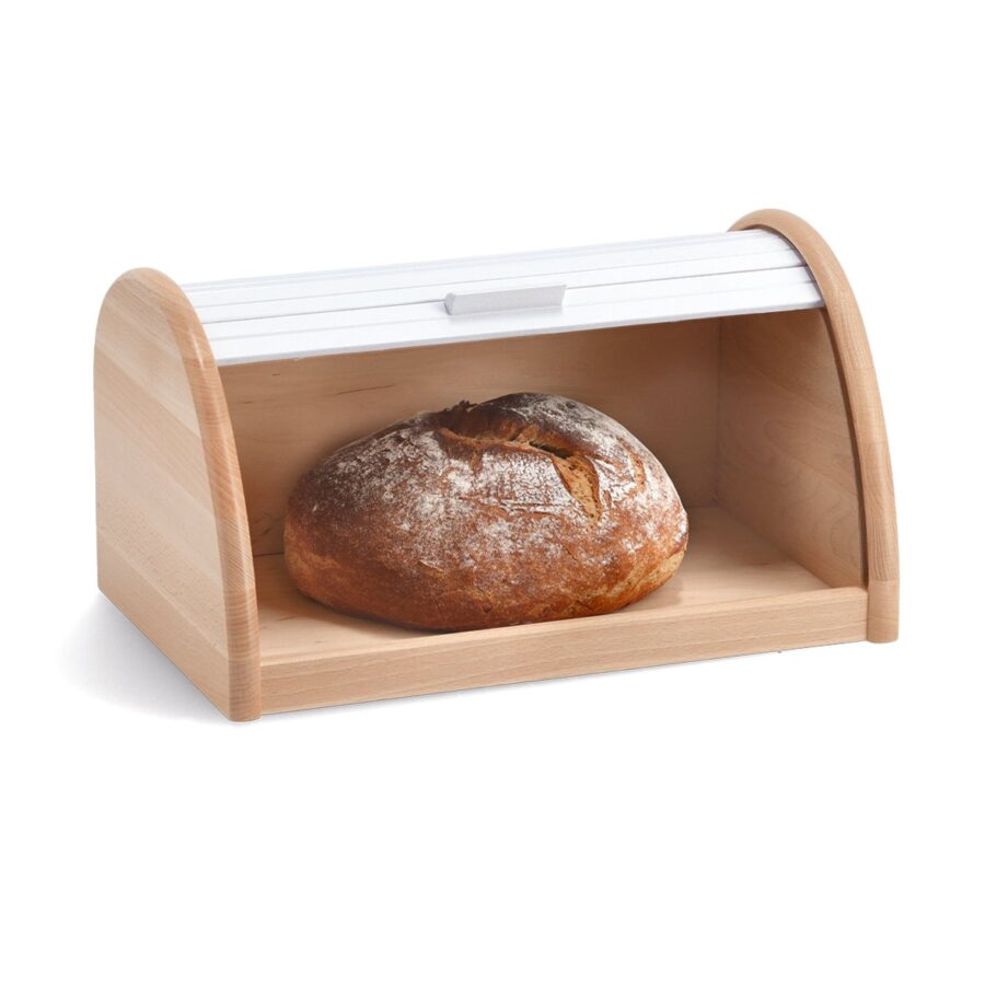 Rollbrotkasten, Buche, weiß – Ansicht 3