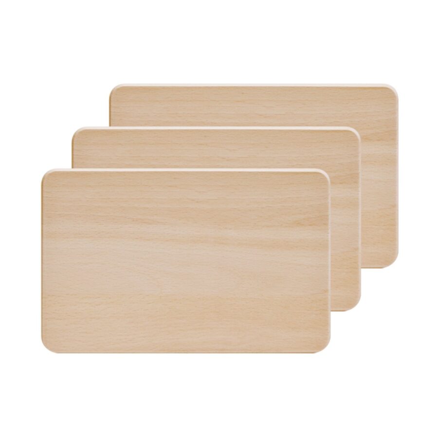 Vesperbrettchen-Set, 3-tlg., Buche – Ansicht 3