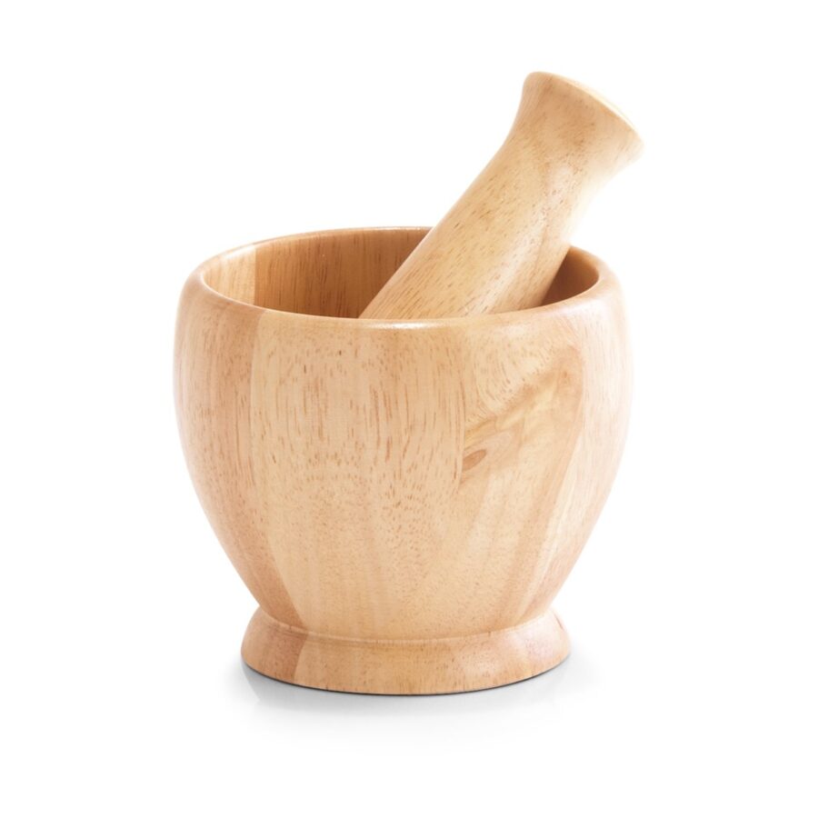 Mörser & Stößel-Set, Gummibaum