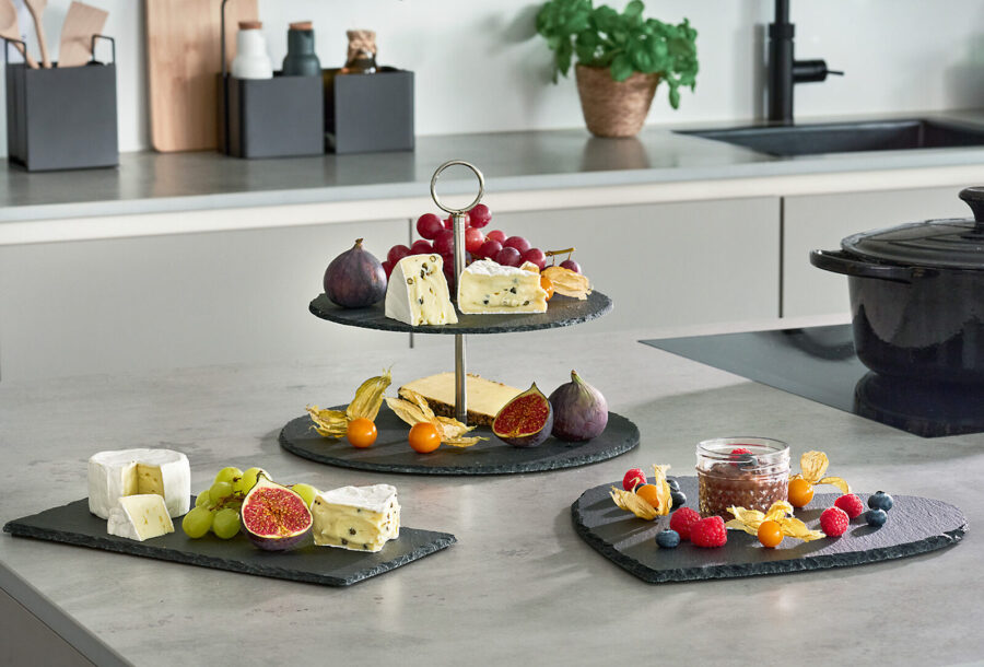 Servierplatte, Schiefer – Lifestyle 2