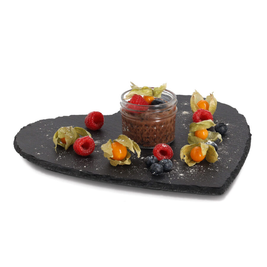 Servierplatte "Heart", Schiefer – Ansicht 2