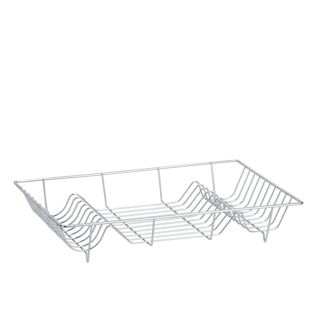 Geschirrabtropfständer, Metall verchromt