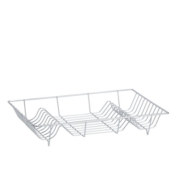 Geschirrabtropfständer, Metall verchromt