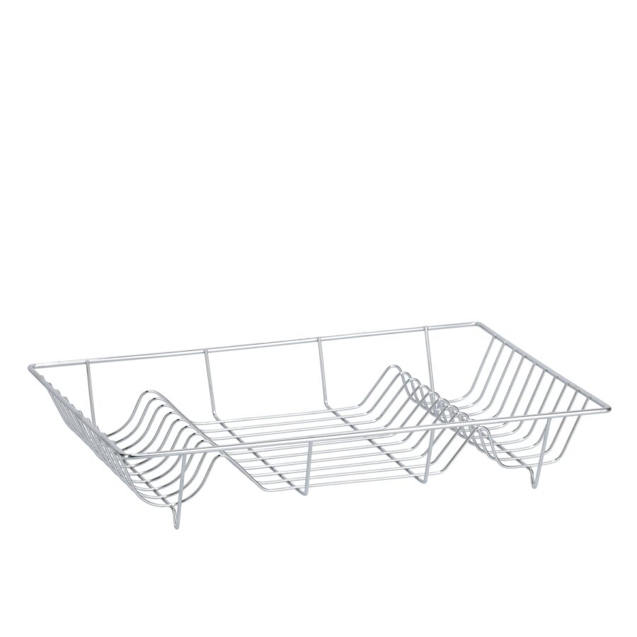 Geschirrabtropfständer, Metall verchromt