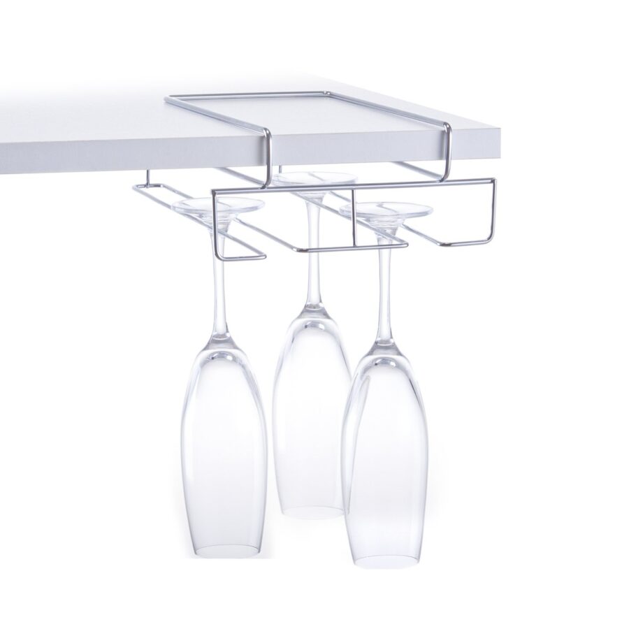 Gläserhalter, Metall verchromt