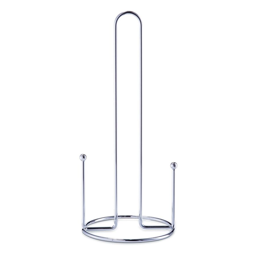 Küchenrollenhalter m. Rolle, Metall verchromt – Ansicht 2