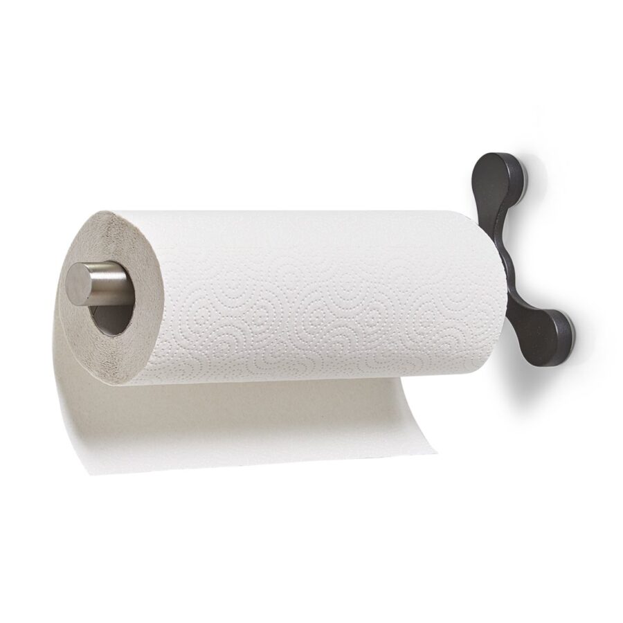 Küchenrollenhalter m. Saugnäpfen, Edelstahl/ – Ansicht 2