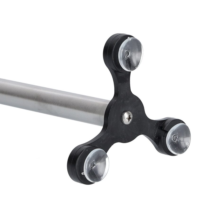 Küchenrollenhalter m. Saugnäpfen, Edelstahl/ – Ansicht 3