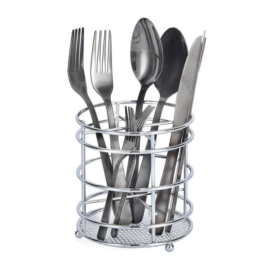 Utensilienhalter, Metall verchromt – Ansicht 2