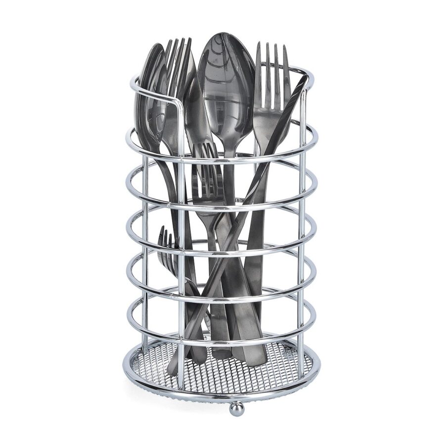 Utensilienhalter, Metall verchromt – Ansicht 2