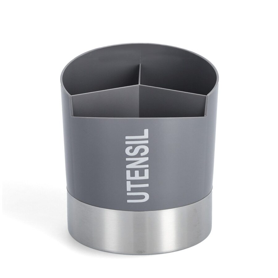 Utensilienhalter, Kunststoff/Edelstahl, anthrazit