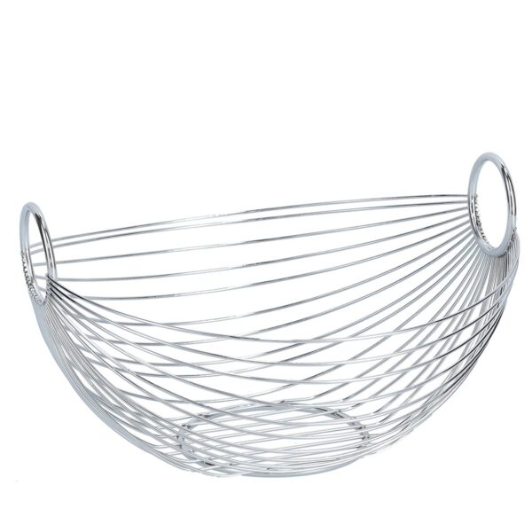 Obstkorb, metall verchromt