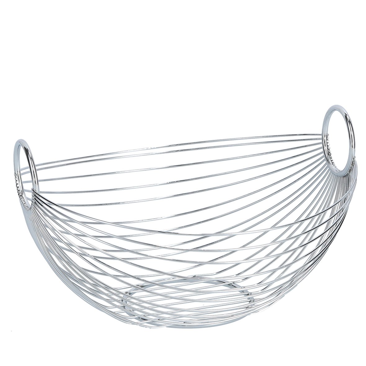 Obstkorb, metall verchromt