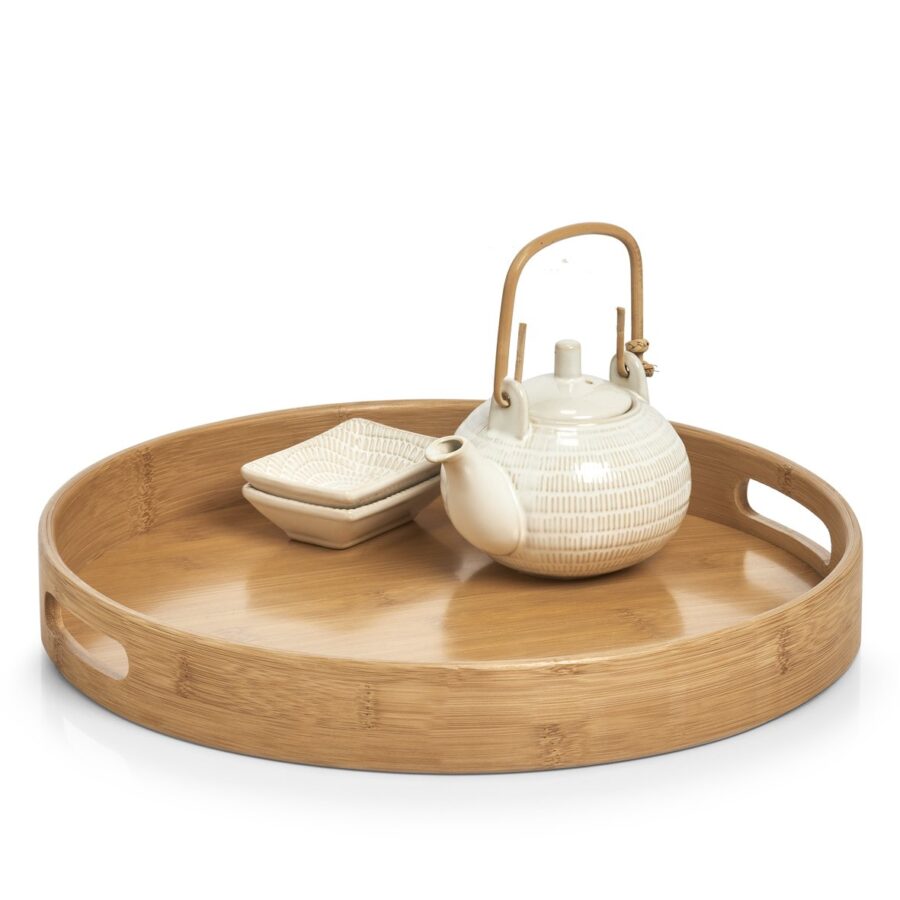 Serviertablett, Bambus – Ansicht 3