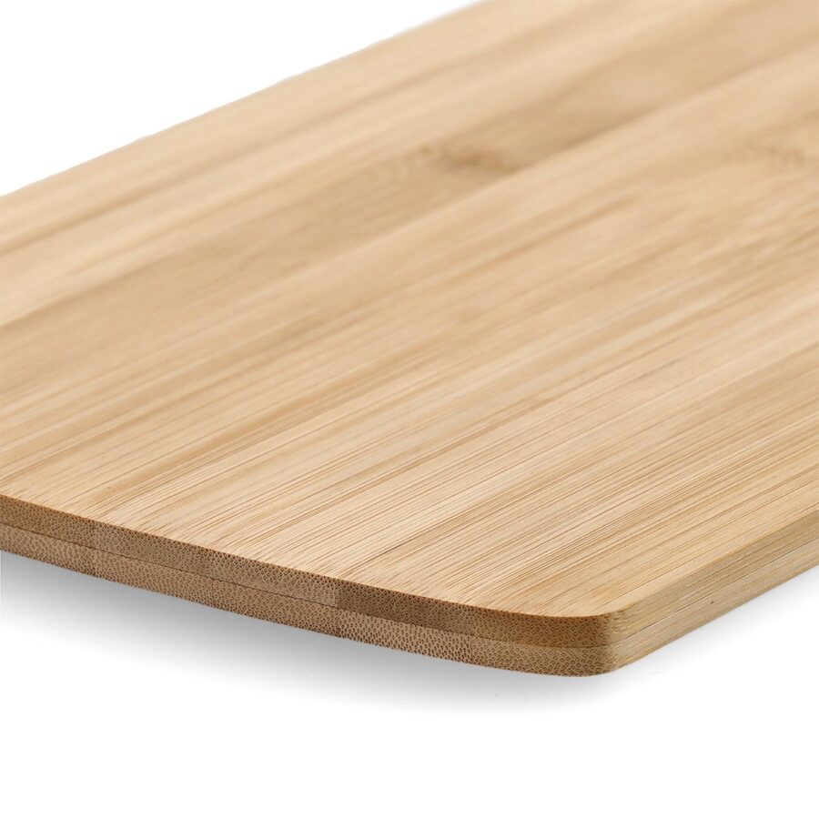 Schneide-/Servierbrett m. Griff, Bambus – Ansicht 4