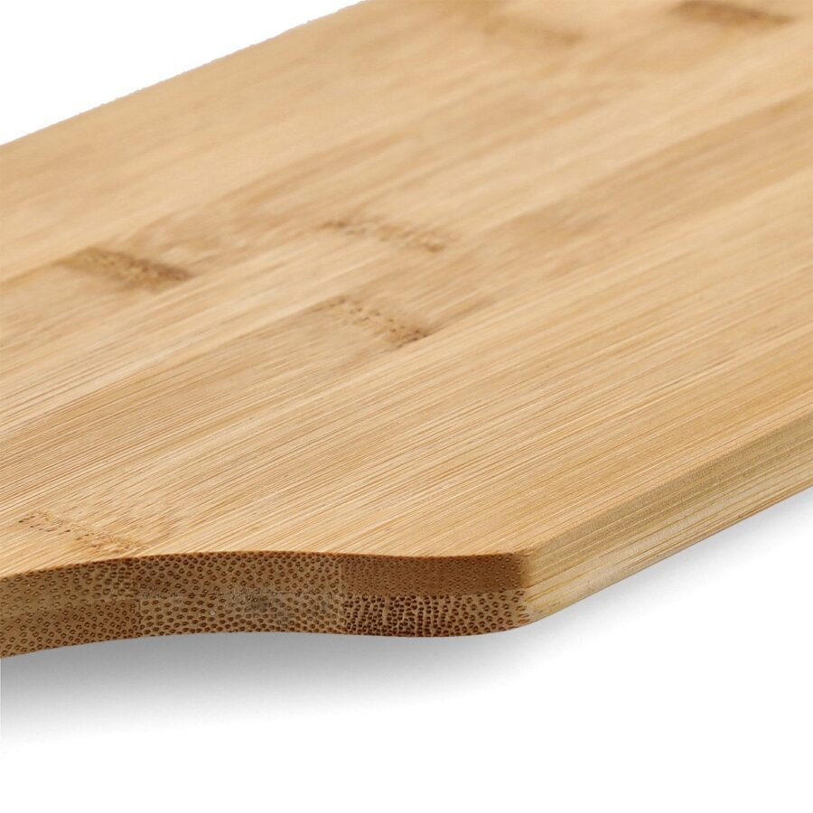 Schneide-/Servierbrett m. Griff, Bambus – Ansicht 4