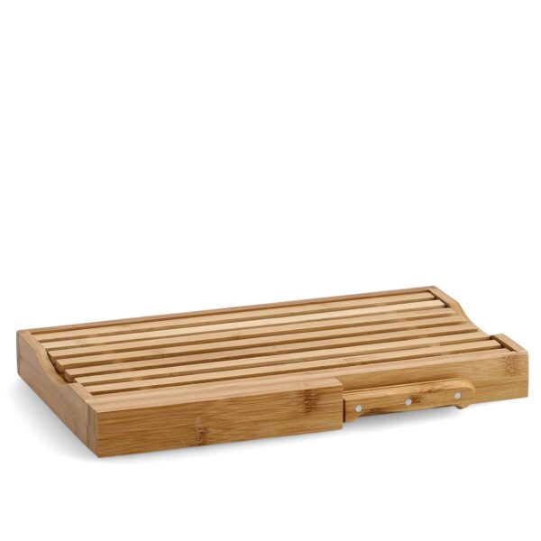Brot-Schneidebrett m. Messer, Bambus