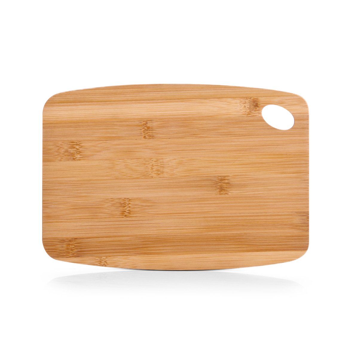 Schneidebrett m. Griffloch, Bambus